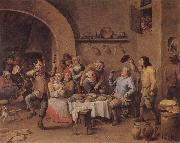 TENIERS, David the Younger Twelfth Night oil painting
